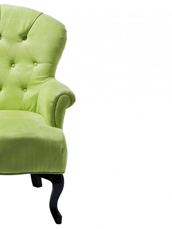 Кресло зеленое F12326